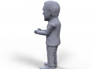 mike pence stylized high quality 3d printable miniature Model Cetak 3D