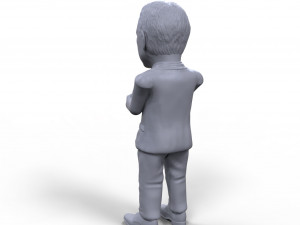 mike pence stylized high quality 3d printable miniature Model Cetak 3D