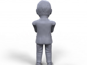 mike pence stylized high quality 3d printable miniature Model Cetak 3D