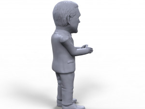 mike pence stylized high quality 3d printable miniature Model Cetak 3D