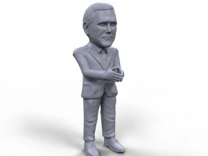 mike pence stylized high quality 3d printable miniature 3D Print Model