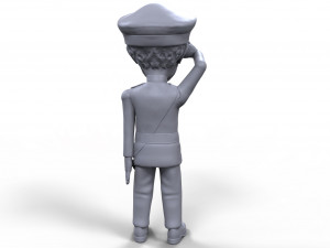 haile selassie stylized high quality 3d printable miniature 3D 打印模型
