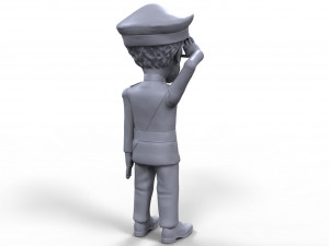 haile selassie stylized high quality 3d printable miniature 3D 打印模型