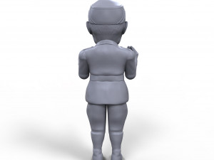benito mussolini stylized high quality 3d printable miniature 3D 打印模型