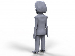 elizabeth warren stylized high quality 3d printable miniature 3D Принт Модель