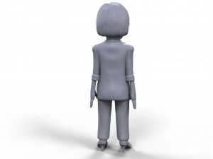 elizabeth warren stylized high quality 3d printable miniature 3D Принт Модель