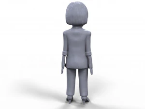 elizabeth warren stylized high quality 3d printable miniature 3D Print Model