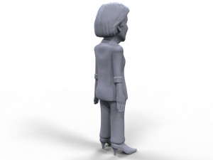 elizabeth warren stylized high quality 3d printable miniature 3D Принт Модель