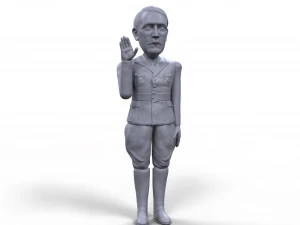 hitler stylized high quality 3d printable miniature 3D Print Model