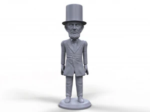 Abraham Lincoln stylizowana miniatura do druku 3D Model do druku 3D