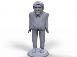 boris johnson stylized high quality 3d printable miniature 3D Print Model