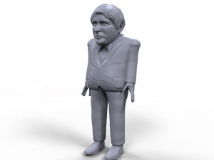 boris johnson stylized high quality 3d printable miniature 3Dプリントモデル