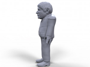 boris johnson stylized high quality 3d printable miniature 3Dプリントモデル