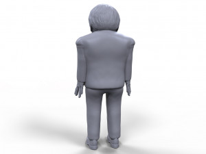 boris johnson stylized high quality 3d printable miniature 3Dプリントモデル