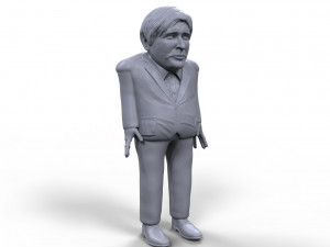 boris johnson stylized high quality 3d printable miniature 3Dプリントモデル