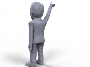 nigel farage stylized high quality 3d printable miniature 3D Print Model