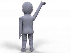 nigel farage stylized high quality 3d printable miniature 3D Print Model