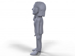 marine le pen stylized high quality 3d printable miniature 3D Принт Модель