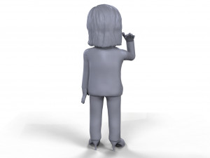 marine le pen stylized high quality 3d printable miniature 3D Принт Модель