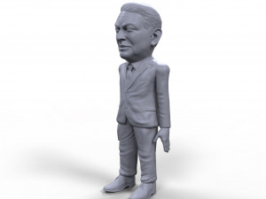 al gore stylized high quality 3d printable miniature 3D Принт Модель