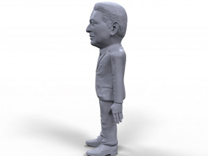 al gore stylized high quality 3d printable miniature 3D Принт Модель