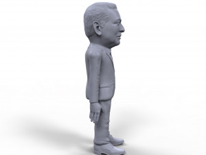 al gore stylized high quality 3d printable miniature 3D Принт Модель