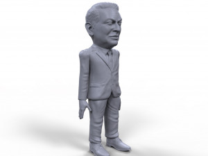 al gore stylized high quality 3d printable miniature 3D Принт Модель