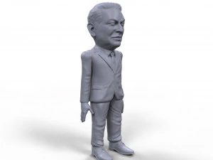 al gore stylized high quality 3d printable miniature 3D Print Model