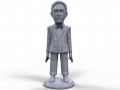 edward snowden stylized high quality 3d printable miniature 3D 프린트 모델