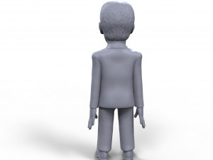 edward snowden stylized high quality 3d printable miniature 3D Print Model