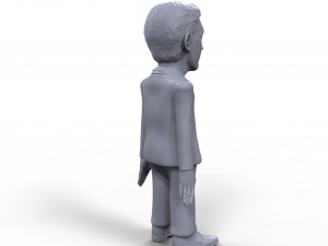edward snowden stylized high quality 3d printable miniature 3D Print Model