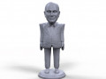 dick cheney stylized high quality 3d printable miniature 3D 프린트 모델