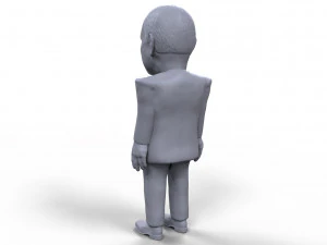 dick cheney stylized high quality 3d printable miniature 3D Print Model