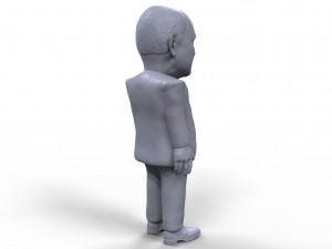 dick cheney stylized high quality 3d printable miniature 3D 프린트 모델