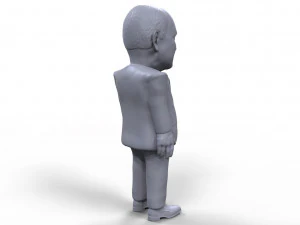 dick cheney stylized high quality 3d printable miniature 3D Print Model
