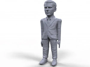 emmanuel macron stylized high quality 3d printable miniature 3D Print Model