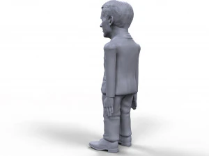 emmanuel macron stylized high quality 3d printable miniature 3D Print Model