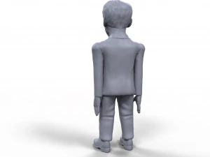 emmanuel macron stylized high quality 3d printable miniature 3D Print Model