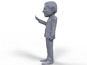 george bush stylized high quality 3d printable miniature Modelo de impresión 3D