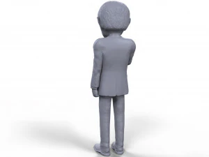 george bush stylized high quality 3d printable miniature 3D Print Model