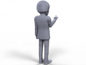 george bush stylized high quality 3d printable miniature Modelo de impresión 3D