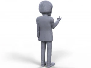 george bush stylized high quality 3d printable miniature 3D Print Model