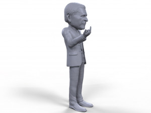 george bush stylized high quality 3d printable miniature Modelo de impresión 3D