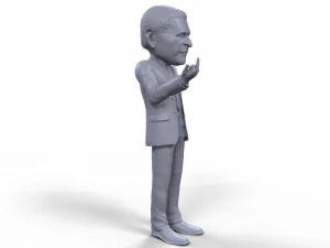 george bush stylized high quality 3d printable miniature 3D Print Model