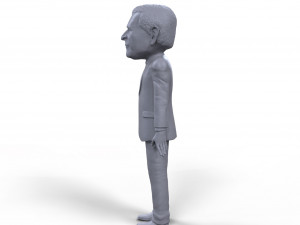 george bush stylized high quality 3d printable miniature Modelo de impresión 3D