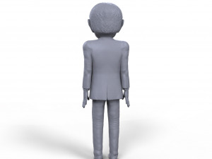george bush stylized high quality 3d printable miniature Modelo de impresión 3D