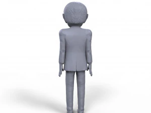 george bush stylized high quality 3d printable miniature 3D Print Model