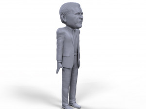george bush stylized high quality 3d printable miniature Modelo de impresión 3D