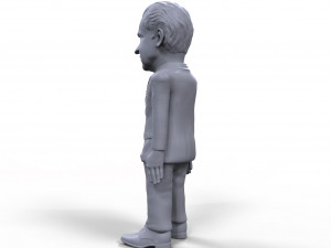 richard nixon stylized high quality 3d printable miniature 3D Принт Модель