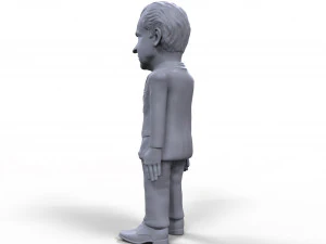 richard nixon stylized high quality 3d printable miniature 3D Print Model